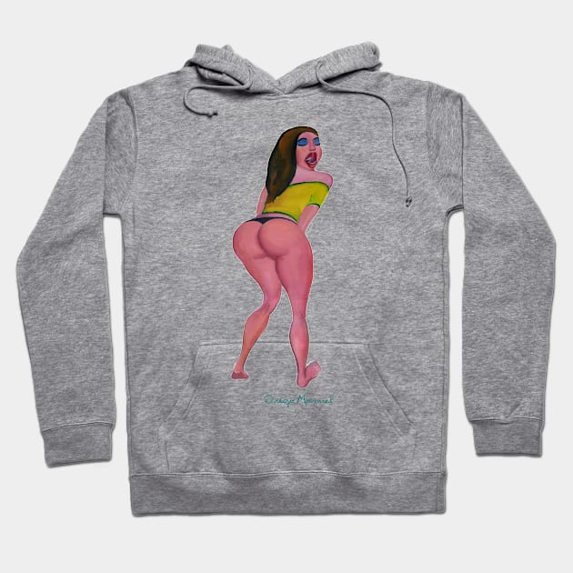 Sensual girl 2 Hoodie by diegomanuel